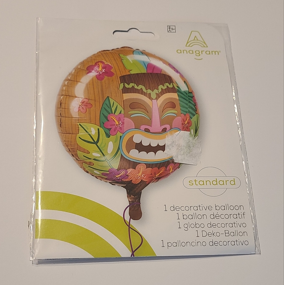 Anagram Tiki Balloon 17"